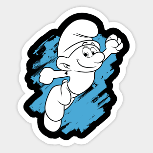 Smurf Fly Sticker